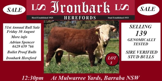 Ironbark Herefords 51st Annual Sale 