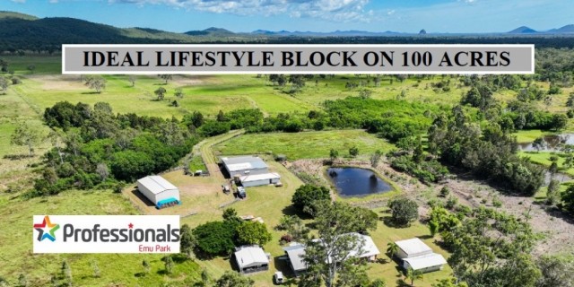 IDEAL LIFESTYLE BLOCK ON 100 ACRES.