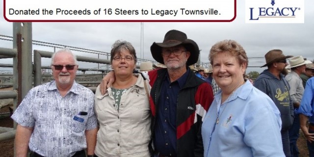 A fantastic Donation 16 Steers to Legacy.