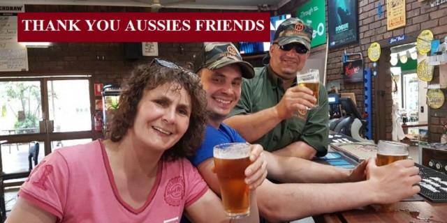 International Guests say Thank you to Aussie Friends