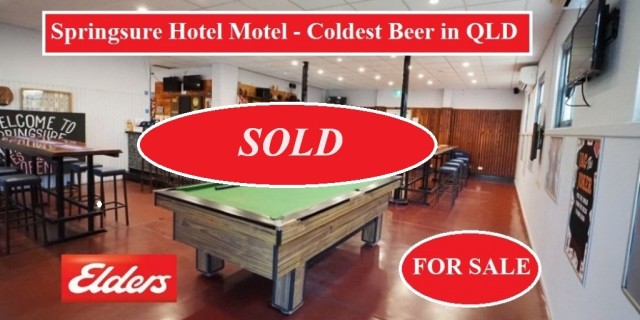 Springsure Hotel Motel For Sale