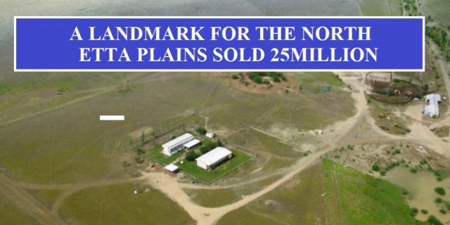 Etta Plains sold $25 million.
