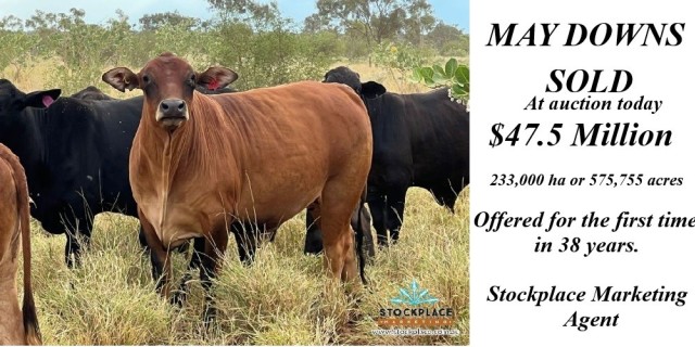 May Downs Sold at auction 