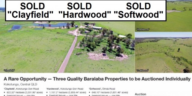Three quality properties for Auction SOLD 