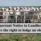 Go to An Important Notice to Landholders.