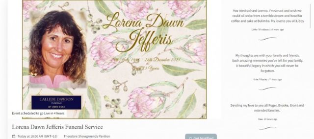 The late Lorena Dawn Jefferis